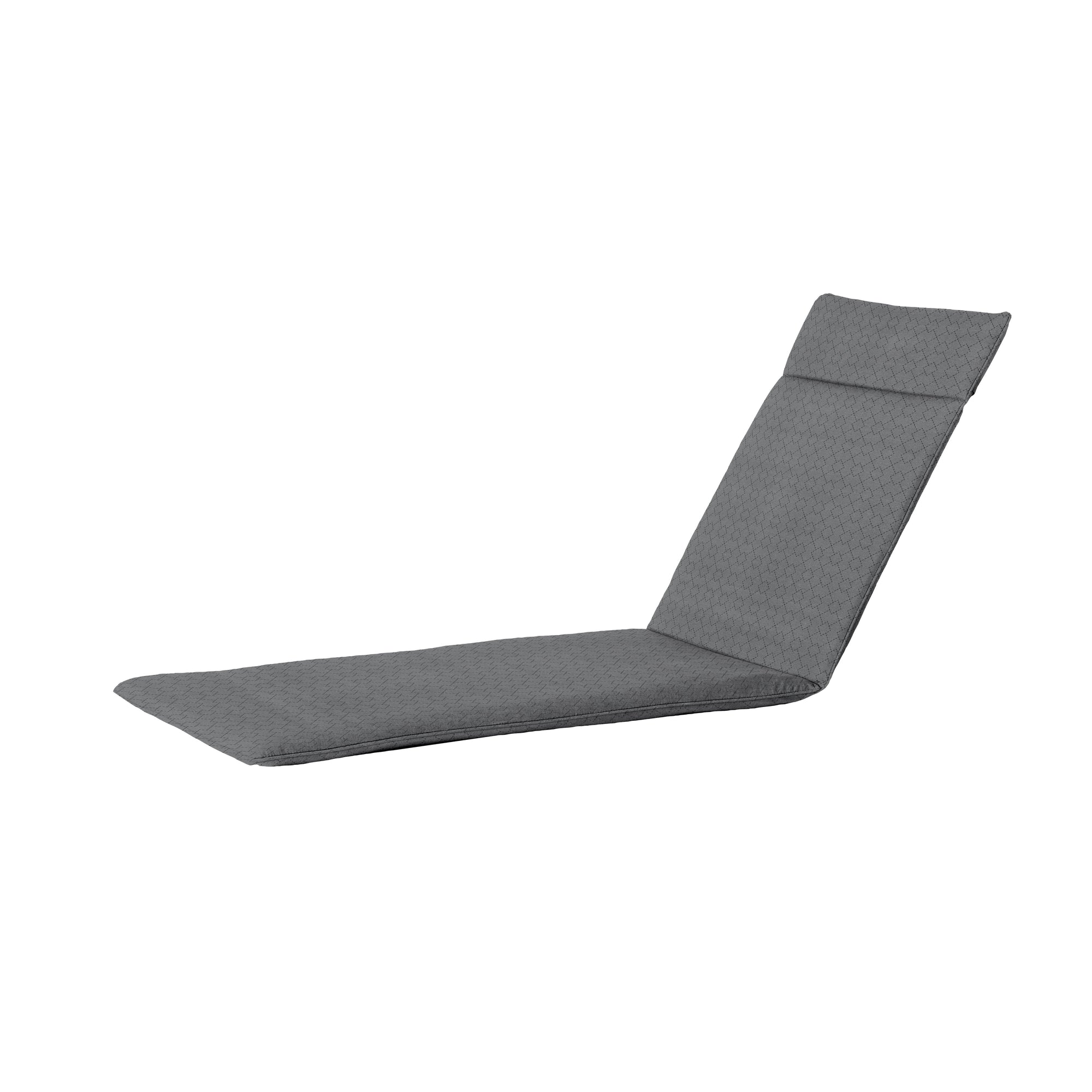 Ligbedkussen 190x60 outdoor Check grey