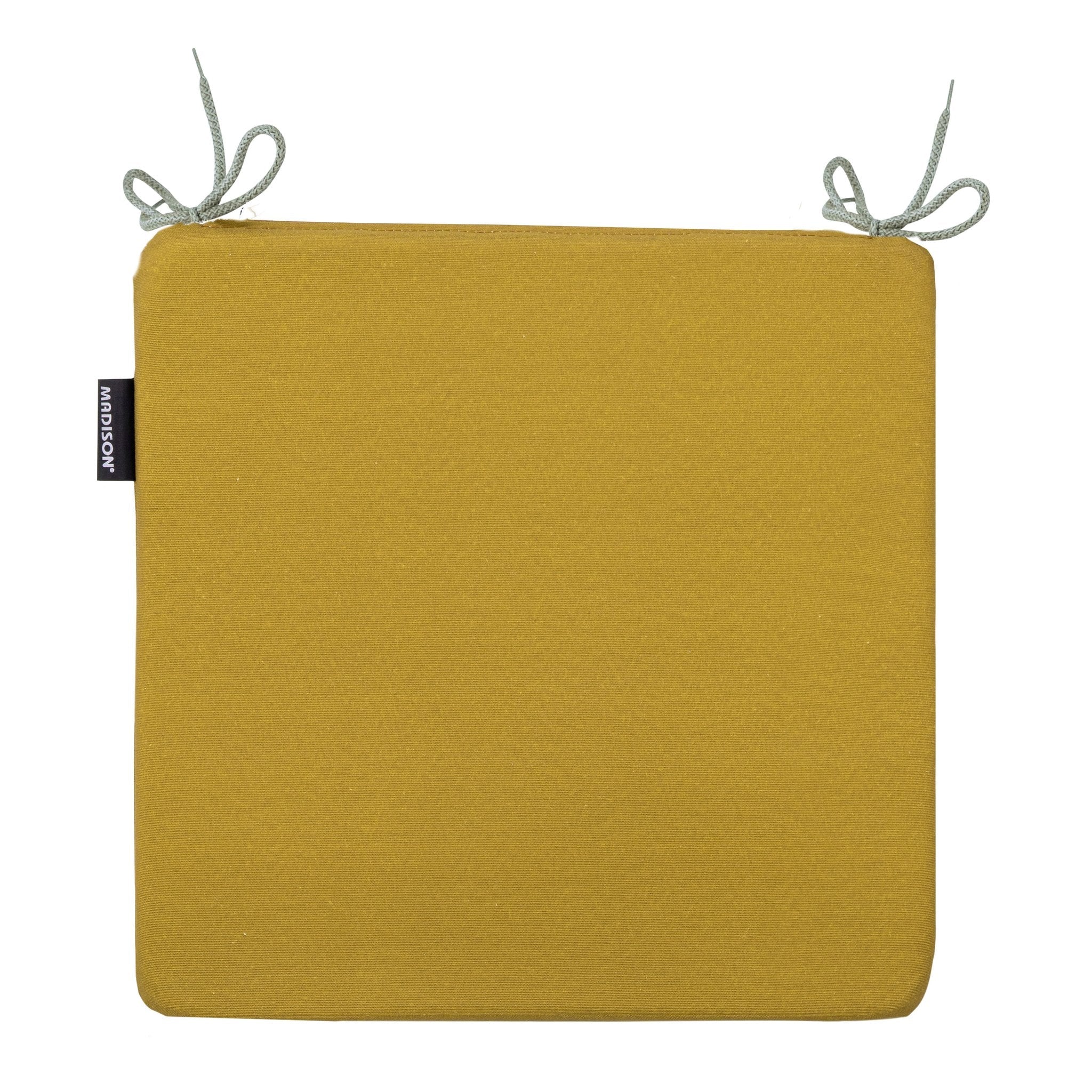 Madison Panama universeel rits zitkussen 40x40 cm - Panama mustard