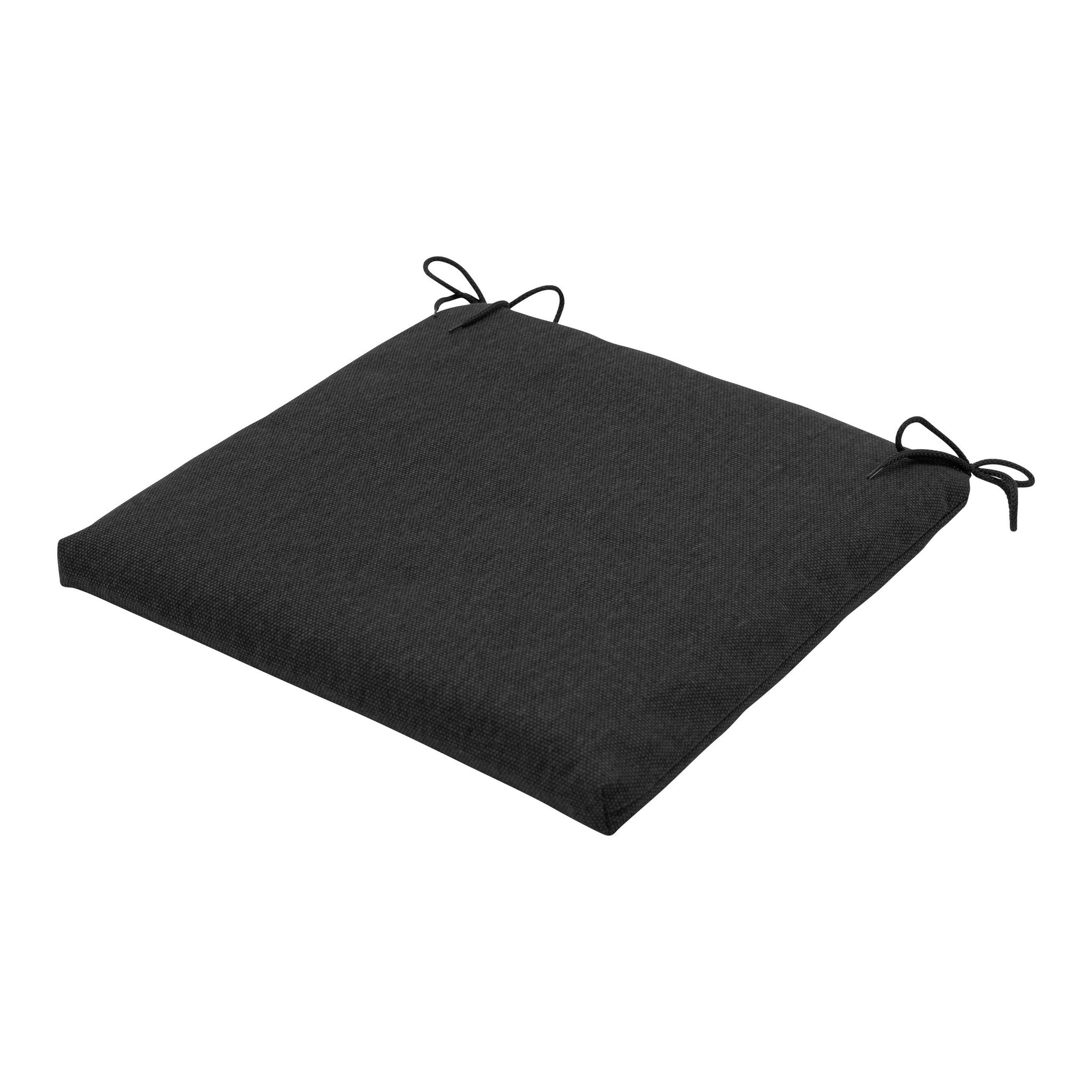 Madison Canvas Eco+ universeel rits zitkussen 40x40 cm - Black canvas eco+