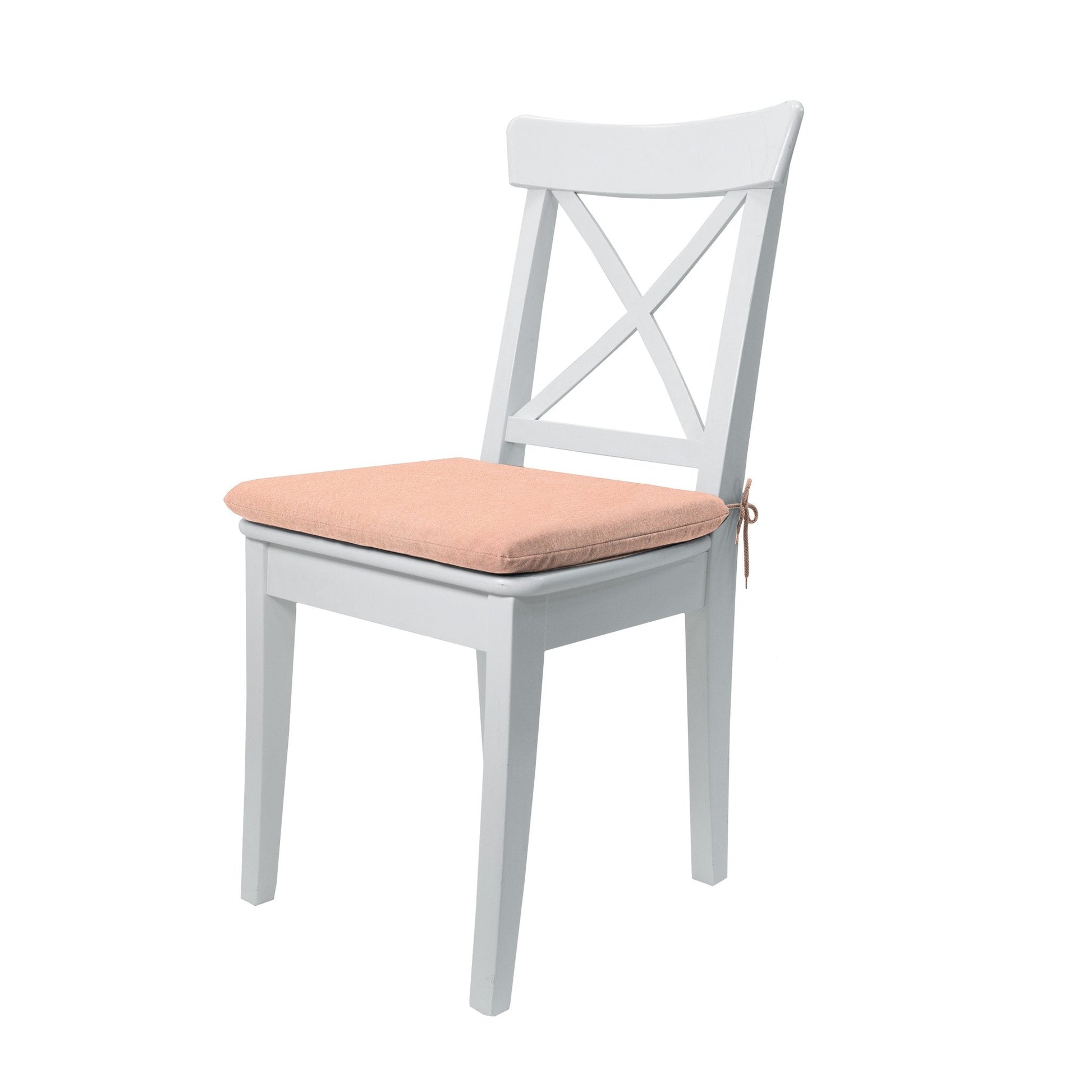 Madison Napels universeel rits zitkussen 40x40 cm - Napels salmone