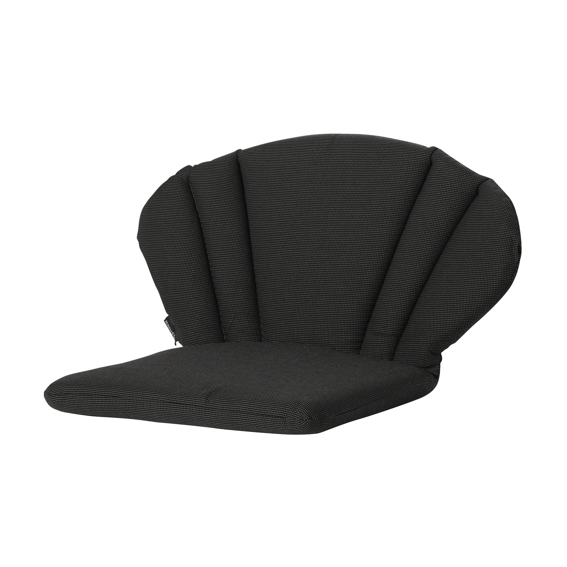 Madison Rib stoelkussen 77x48 cm - Rib black