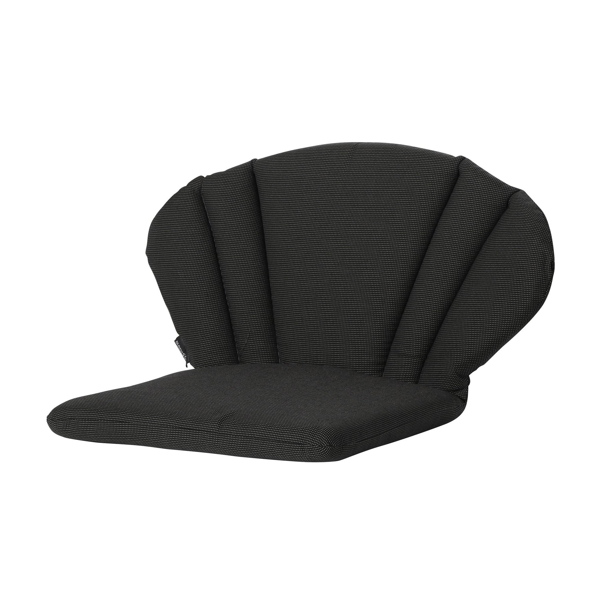 Madison Rib stoelkussen 77x48 cm - Rib black