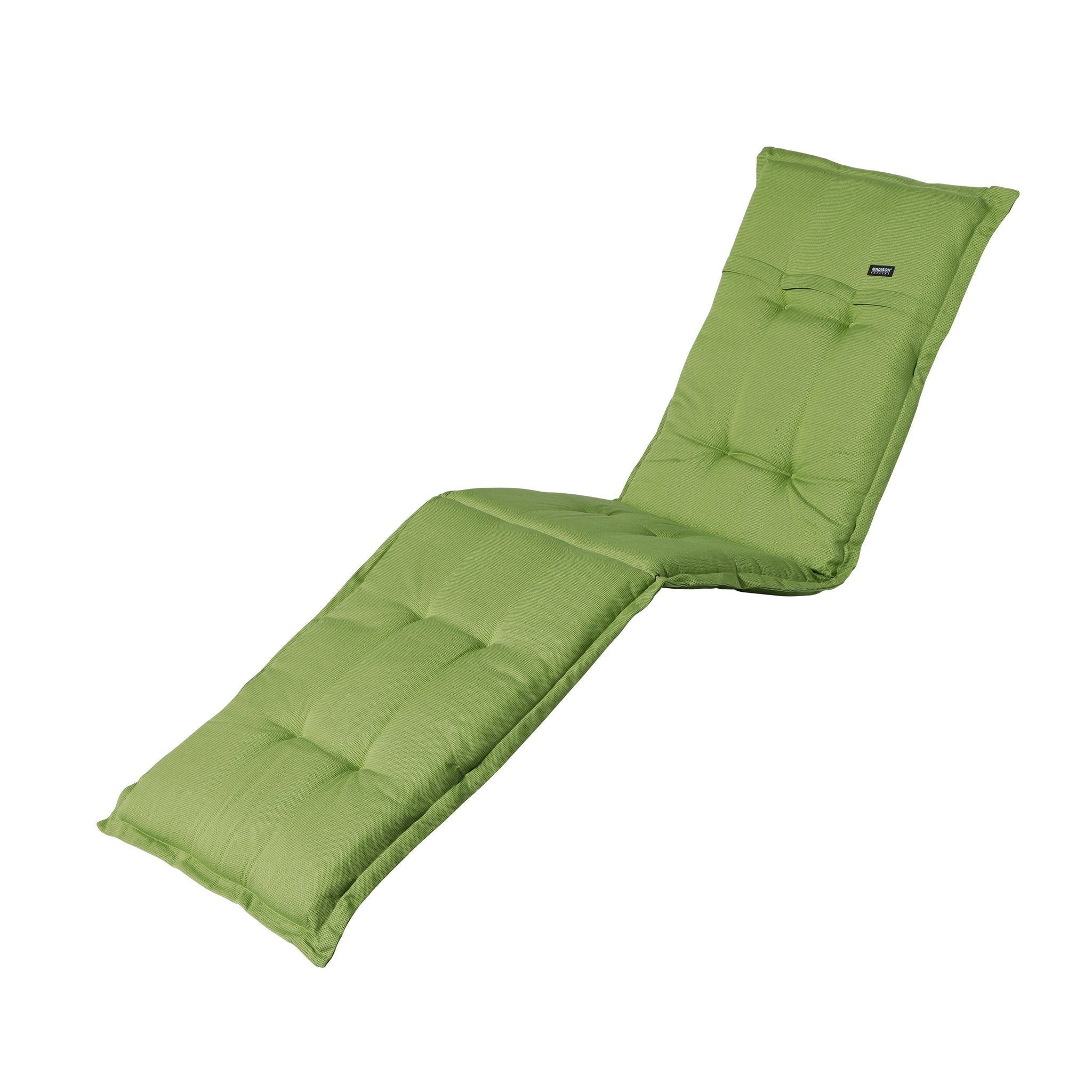 Madison Rib standaard basis ligbedkussen 200x65 cm - Rib lime