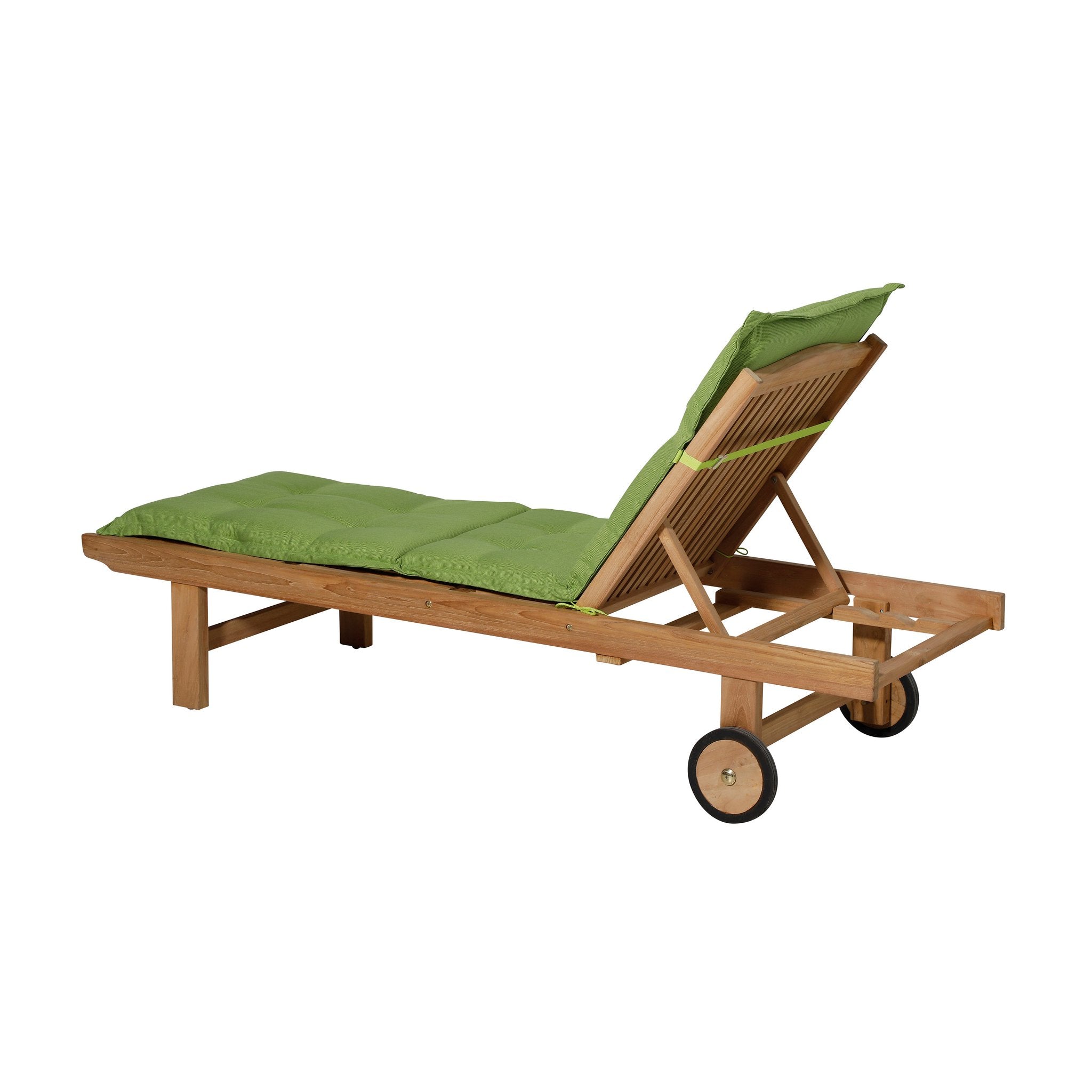 Madison Rib standaard basis ligbedkussen 200x65 cm - Rib lime