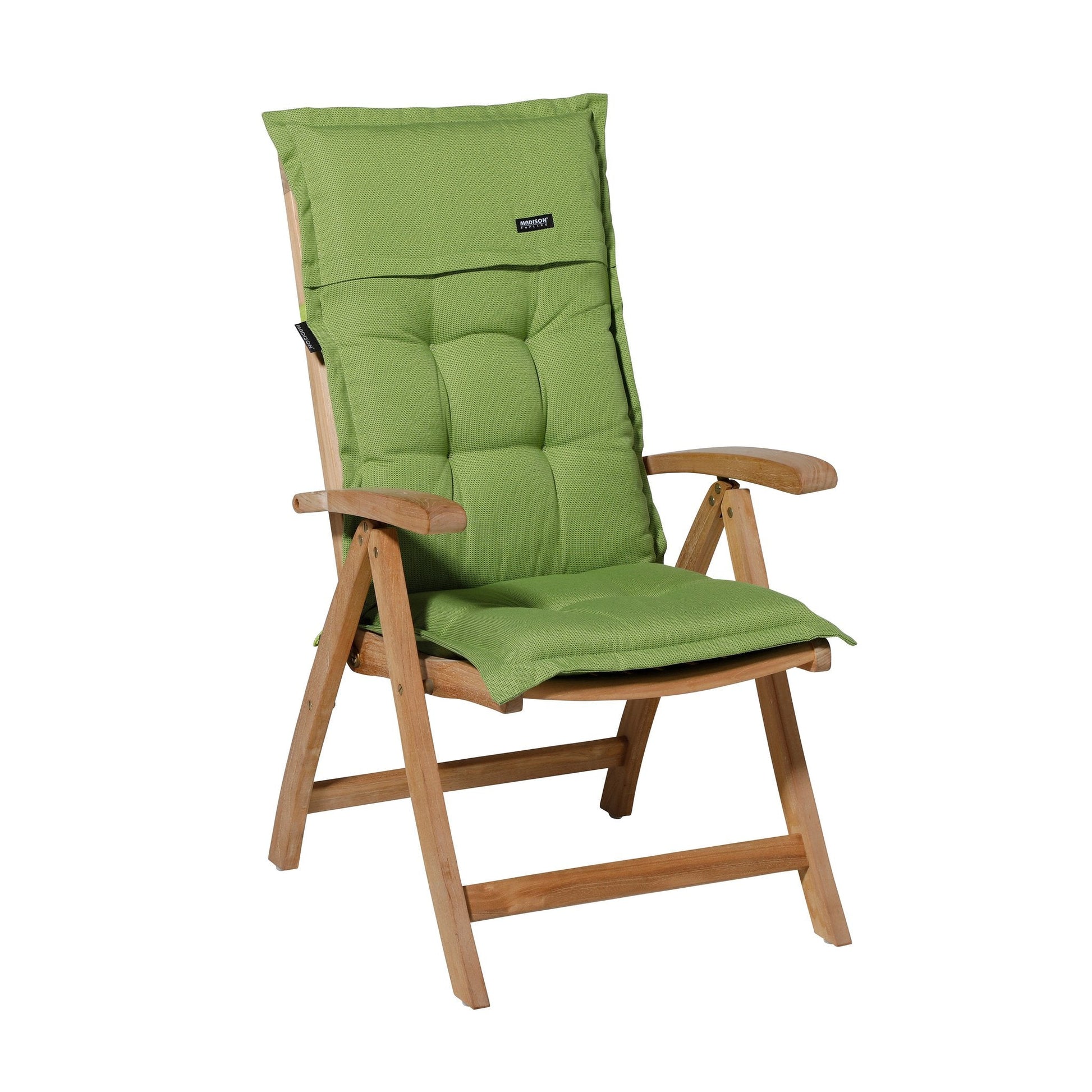 Madison Rib hoge rug basis rugkussen 123x50 cm - Rib lime
