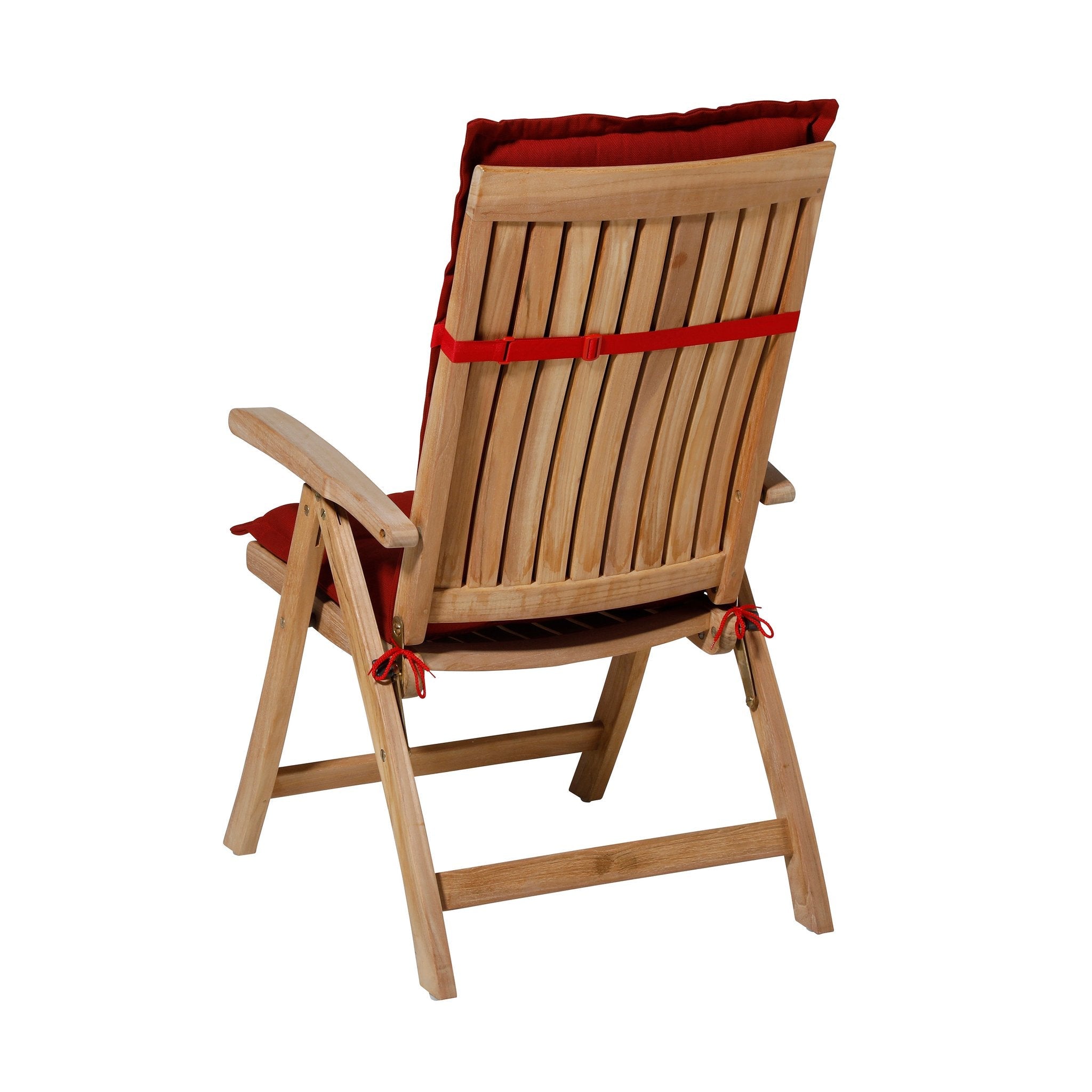 Madison Rib hoge rug basis rugkussen 123x50 cm - Rib red