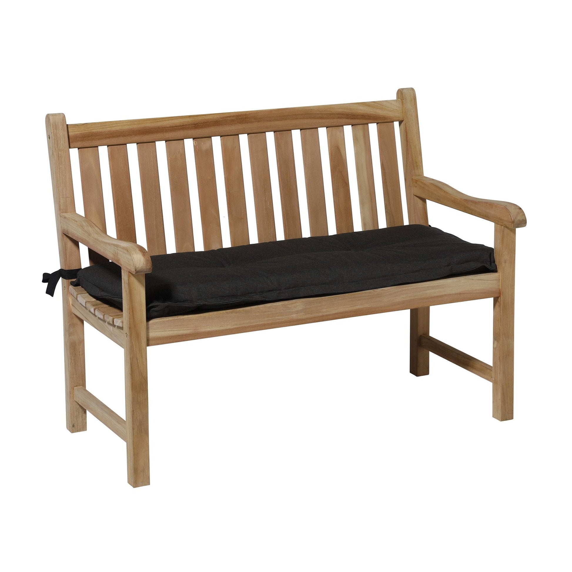Madison Rib bankkussen 120x48 cm - Rib black