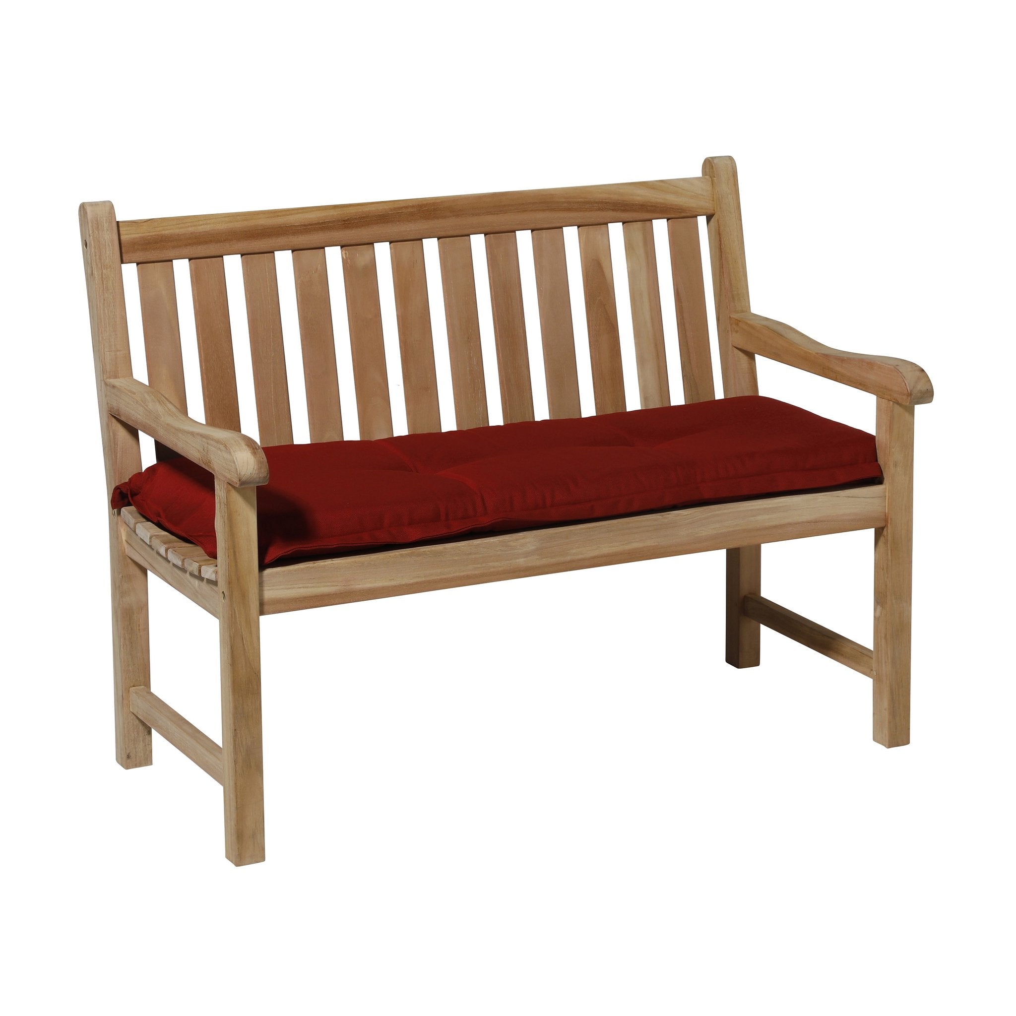 Madison Rib bankkussen 120x48 cm - Rib red