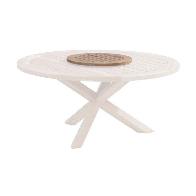 Taste 4SO Barista Dining Anthrazit + Louvre Teak Tabelle 160 Ø CM
