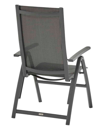 Taste 4SO Cadiz Verstellbarer Stuhl + Kammtisch Anthrazit 220 cm