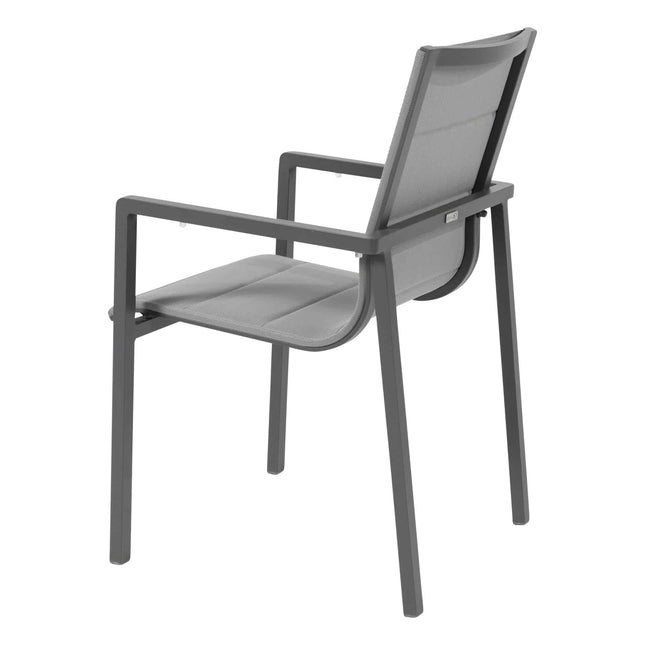 Taste 4SO Bari Stackable Essstuhl + optimale Keramik Tabelle 220-280-340 cm