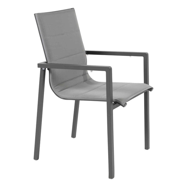 Taste 4SO Bari Stackable Essstuhl + optimale Keramik Tabelle 220-280-340 cm