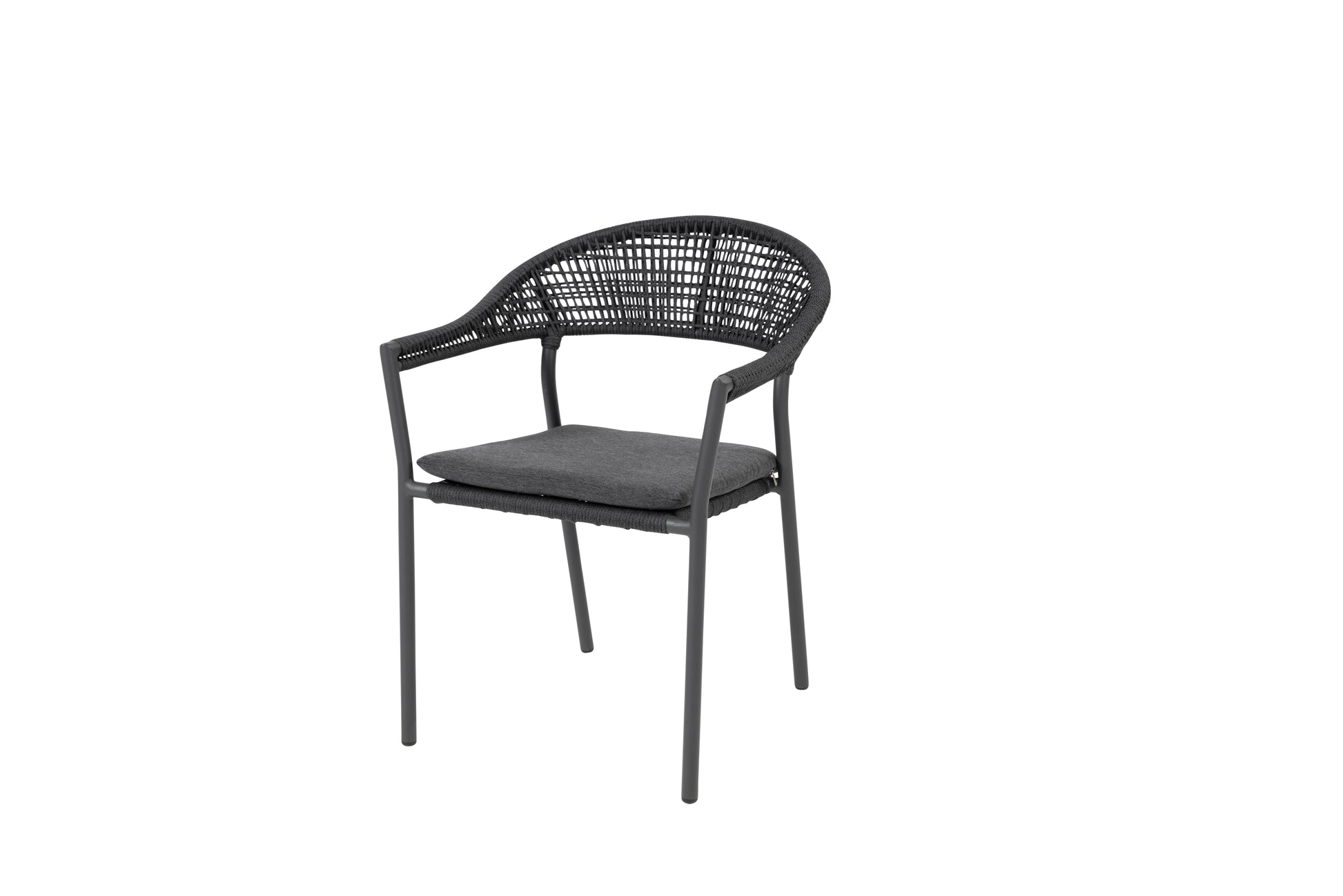 90730  Sienna stacking dining chair rope with cushion 01