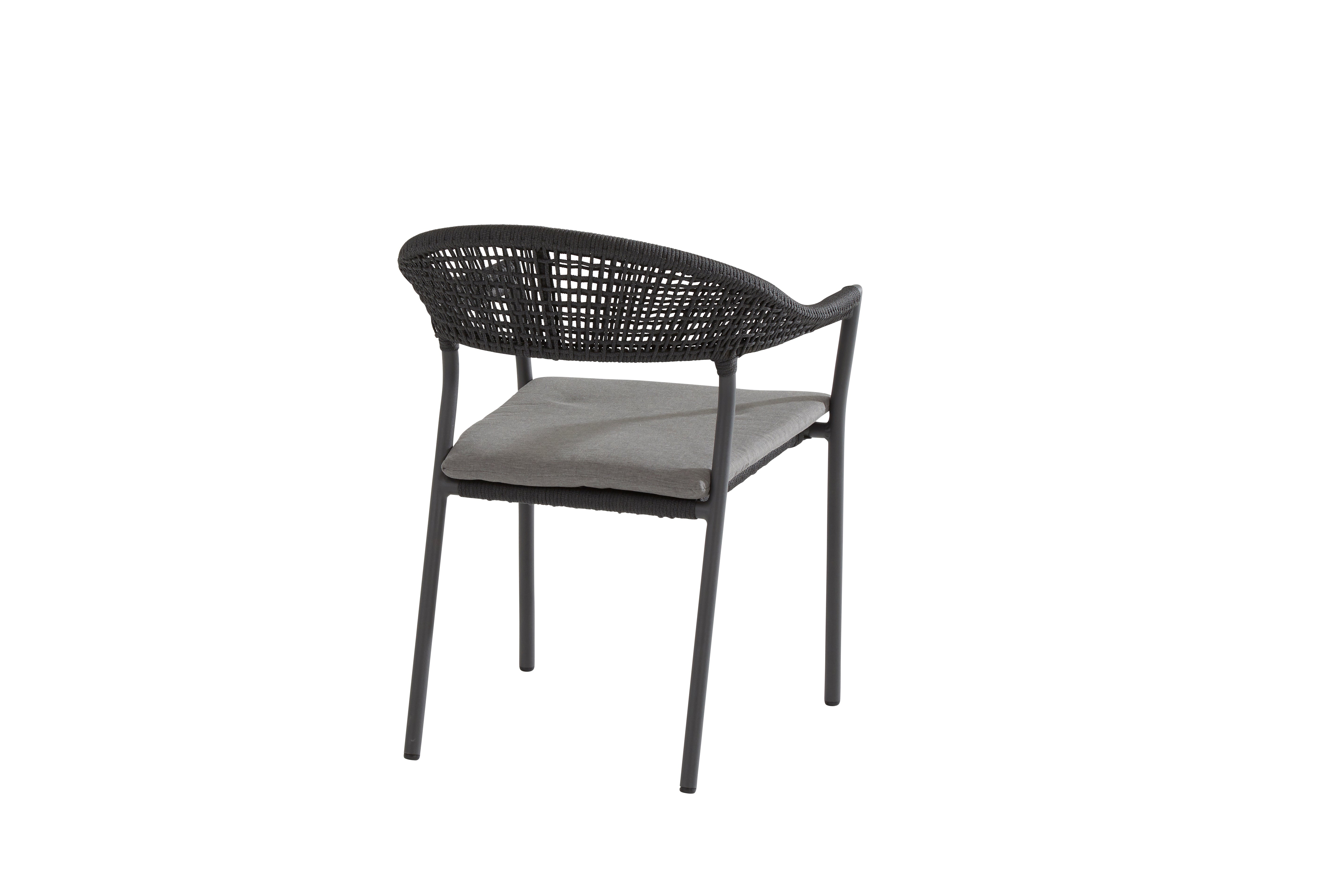 90730  Sienna stacking dining chair rope with cushion 03