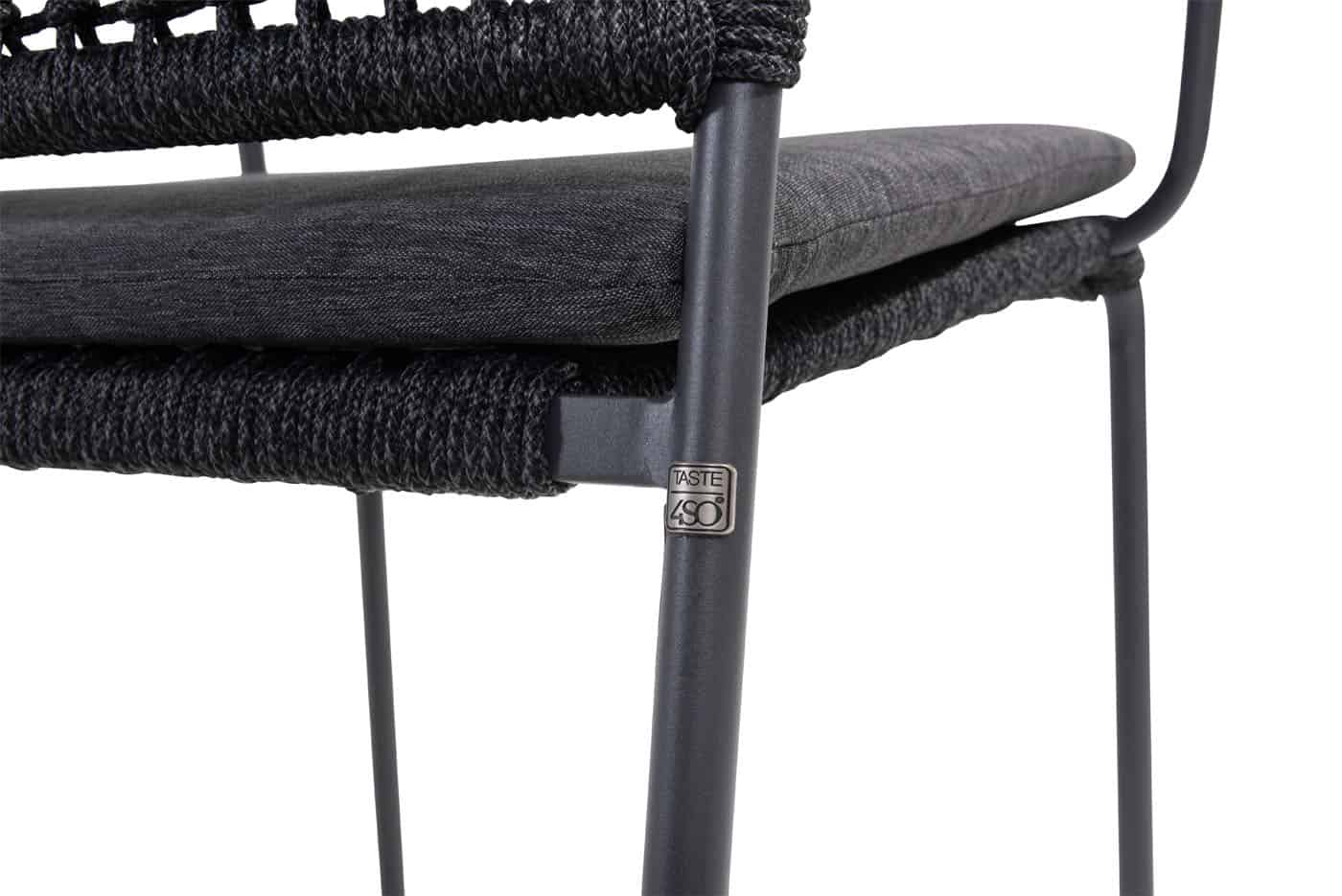 4SO Barista dining set anthracite (4 st.) + Taste 4SO Locarno tafel 130cm - afbeelding 7