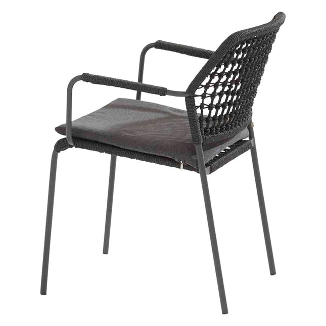 Taste 4SO Barista Dining Anthrazit + Minerva Tisch HPL Blatt Dunkelgrau 280 x 95 cm