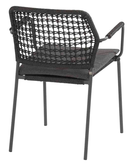 Taste 4SO Barista Dining Anthrazit + Basso Teaktabelle 240 cm