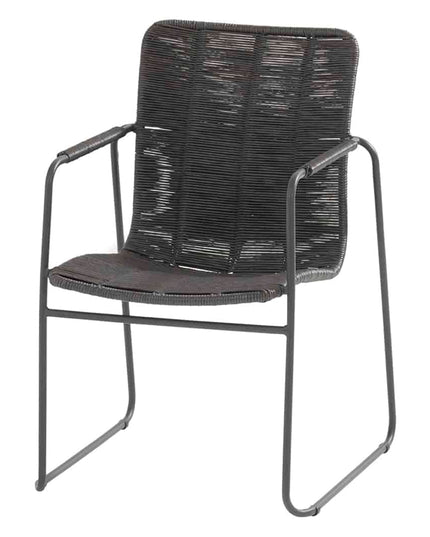 Taste 4SO Palma Dining Anthrazit + Basso Teaktabelle 240 cm