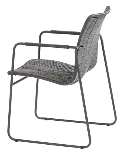 Taste 4SO Palma Dining Anthrazit + Basso Teaktabelle 240 cm
