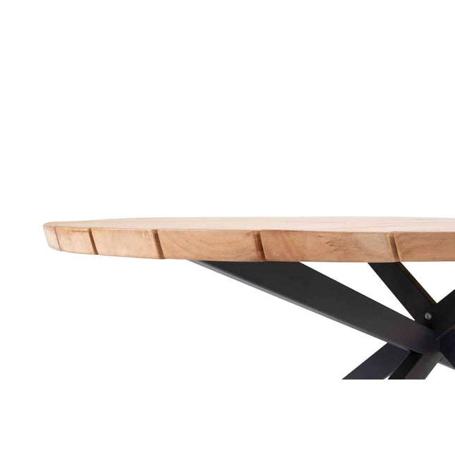 4 Seasons Outdoor Aprilla Ess Anthrazit + Taste 4SO Prado Teaktisch Oval 240 cm