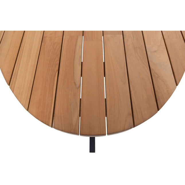 4 Seasons Outdoor Aprilla Ess Anthrazit + Taste 4SO Prado Teaktisch Oval 240 cm