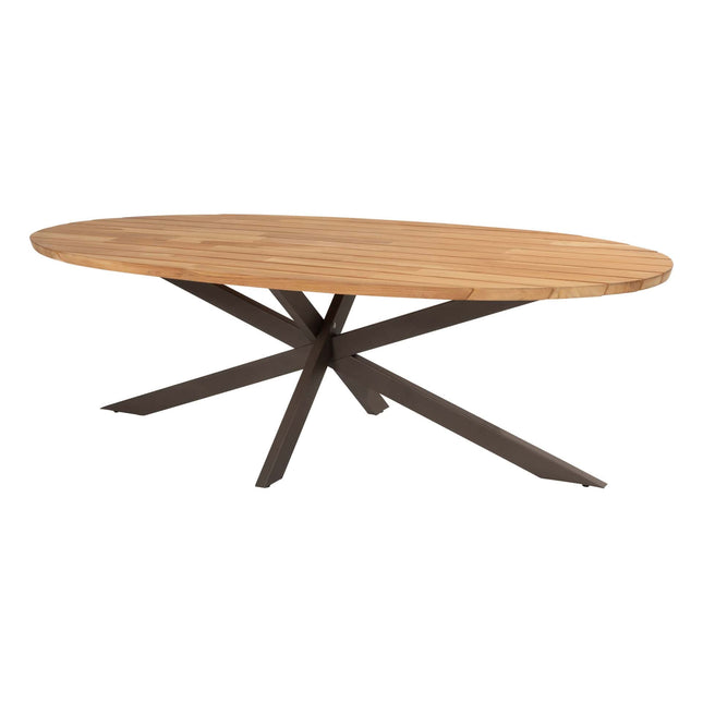 4 Seasons Outdoor Veneto Dining Terre + Taste 4SO Prado Teaktisch Oval 240 cm