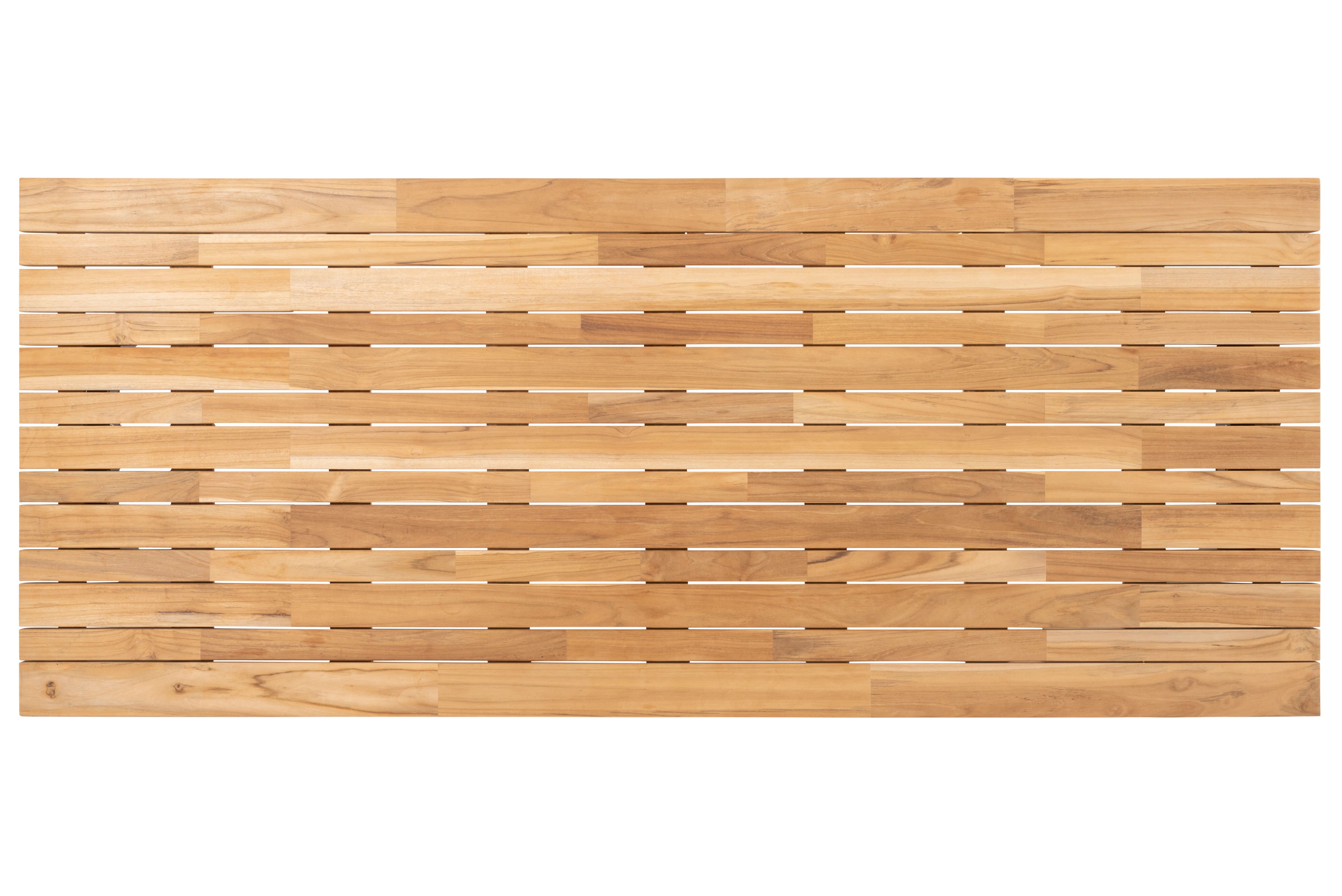 4 Seasons Outdoor Ambassador table top Natural teak ¢ 130 cm. with Ambassador le - SKU 91222 - Detail view