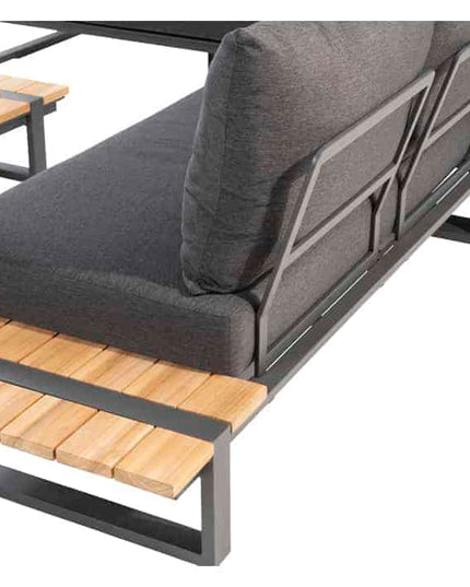 Taste 4SO Country Lounge Set Modular Anthrazit + Kaffeetisch 110 x 65 cm
