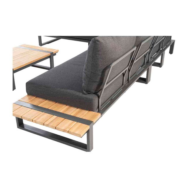 Taste 4SO Country Lounge Set Modular Anthrazit + Kaffeetisch 110 x 65 cm
