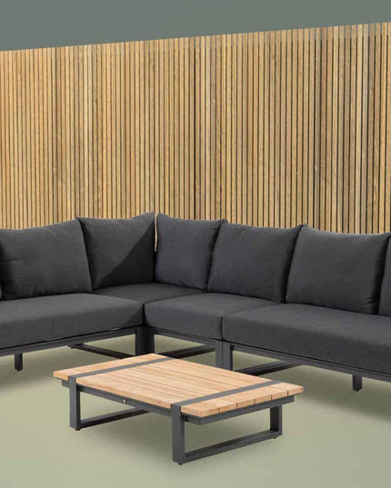 Taste 4SO Country Lounge Set Modular Anthrazit + Kaffeetisch 110 x 65 cm