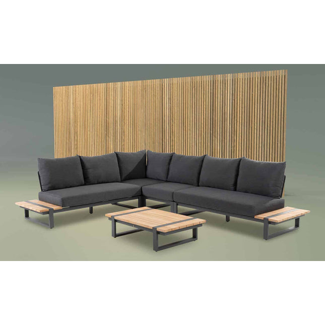 Taste 4SO Country Lounge Set Modular Anthrazit + Kaffeetisch 110 x 65 cm