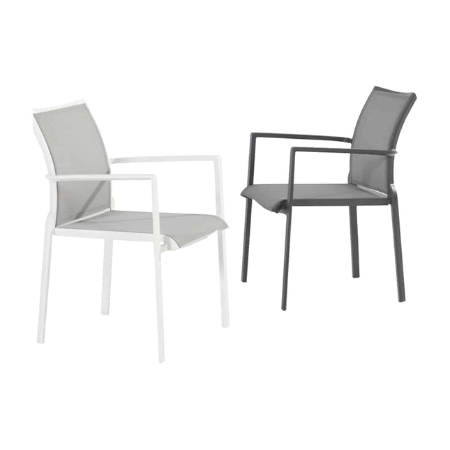 Taste 4SO Melbourne Dining + Fiesta Tisch mit Teaktisch -Tisch 90 Ø CM