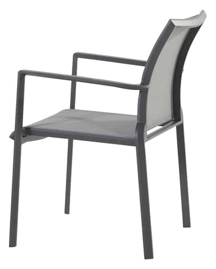 Taste 4SO Melbourne Dining Anthrazite + Optimum Put Tisch Keramik 160-220-280 cm