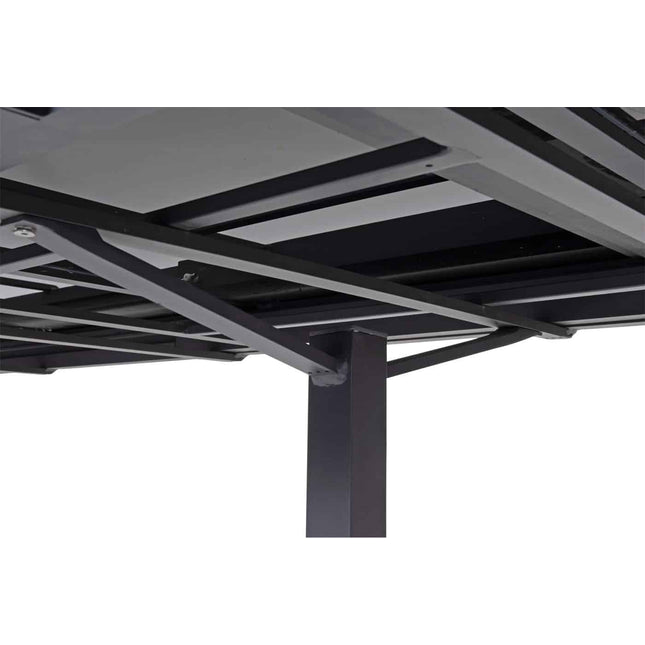 Taste 4SO Tosca Dining Anthrazit + Optimales Verschiebungstisch Keramik 220-280-340 cm