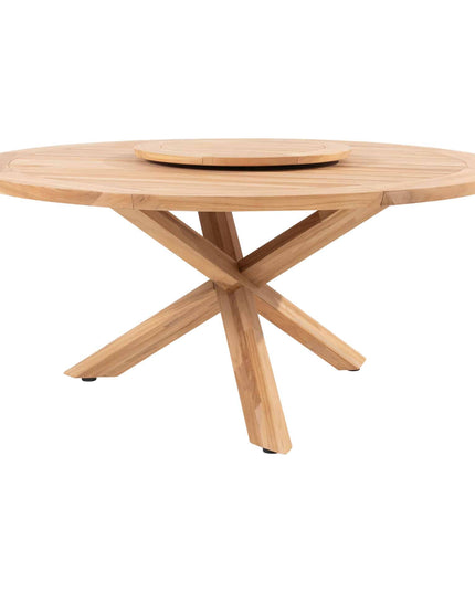 4 Seasons Outdoor im Freien Veneto Dining Olive + Taste 4SO Prado Teak Tabelle 160 Ø CM