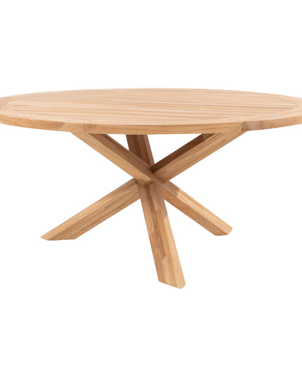 Taste 4SO Eva Dining + Prado Teak Tabelle 160 Ø CM + Lazy Susan