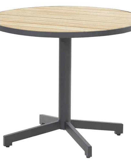 4 Seasons Outdoor Fabrice Essanthrazit + Taste 4SO Fiesta Bistro Tabelle 90 Ø CM