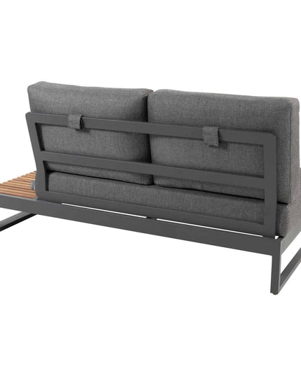 Taste 4SO Kioto Lounge Set Modular Anthrazit + Kaffeetisch 120 x 60 cm