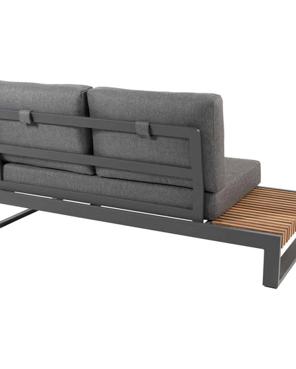Taste 4SO Kioto Lounge Set Modular Anthrazit + Kaffeetisch 120 x 60 cm