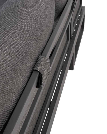 Taste 4SO Kioto Lounge Set Modular Anthrazit + Kaffeetisch 120 x 60 cm