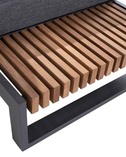 Taste 4SO Kioto Lounge Set Modular Anthrazit + Kaffeetisch 120 x 60 cm