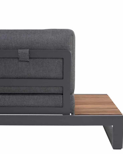 Taste 4SO Kioto Lounge Set Modular Anthrazit + Kaffeetisch 120 x 60 cm