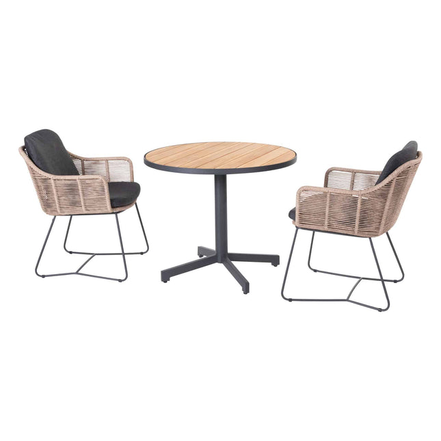 Taste 4SO Belmond Dining Naturel + Fiesta Tabelle 90 Ø CM