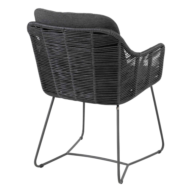 Taste 4SO Belmond Dining Anthrazit + Prado Tabelle 130 Ø cm