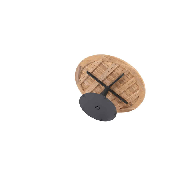 Taste 4SO Saba Low Dining Teak Tabelle 160 Ø CM Anthrazit -Chassis