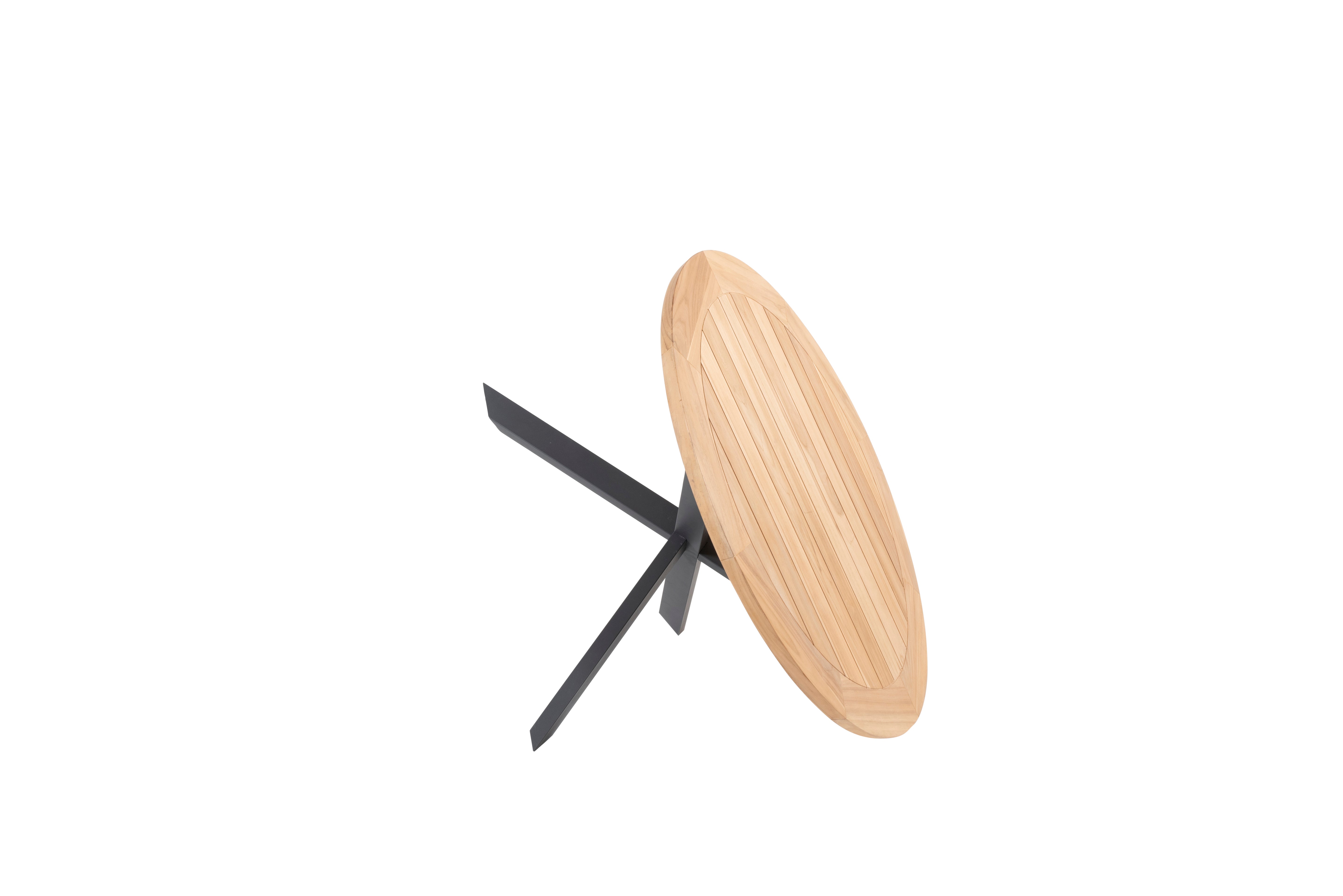 Taste 4SO Prado dining table natural teak 130cm round - SKU 91417-91418 - Detail view
