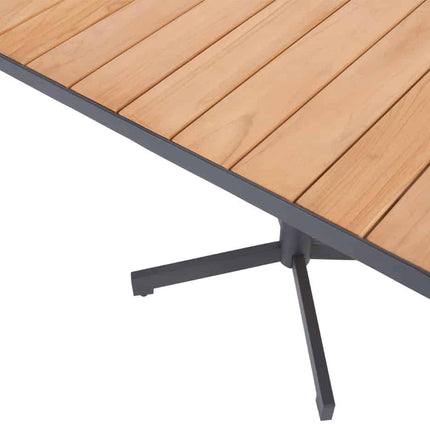 Taste 4SO Fiesta Tisch mit Teaktisch -Tisch 90 x 90 cm