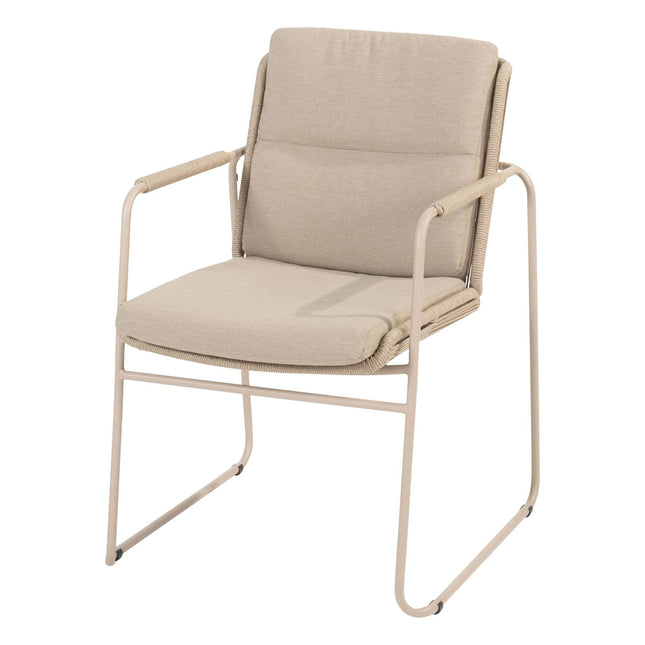 Taste 4SO Parma Stackbares Esslatte + Donato Tabelle 160 Ø cm Latte