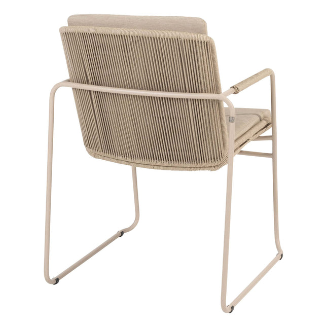 Taste 4SO Parma Stackbares Esslatte + Donato Tabelle 160 Ø cm Latte