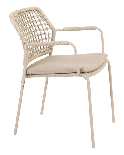 Taste 4SO Barista Essstuhl Latte + Donato Tisch Keramik Latte 160 Ø CM + Lazy Susan
